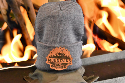 Camping in the Mountains Beanie