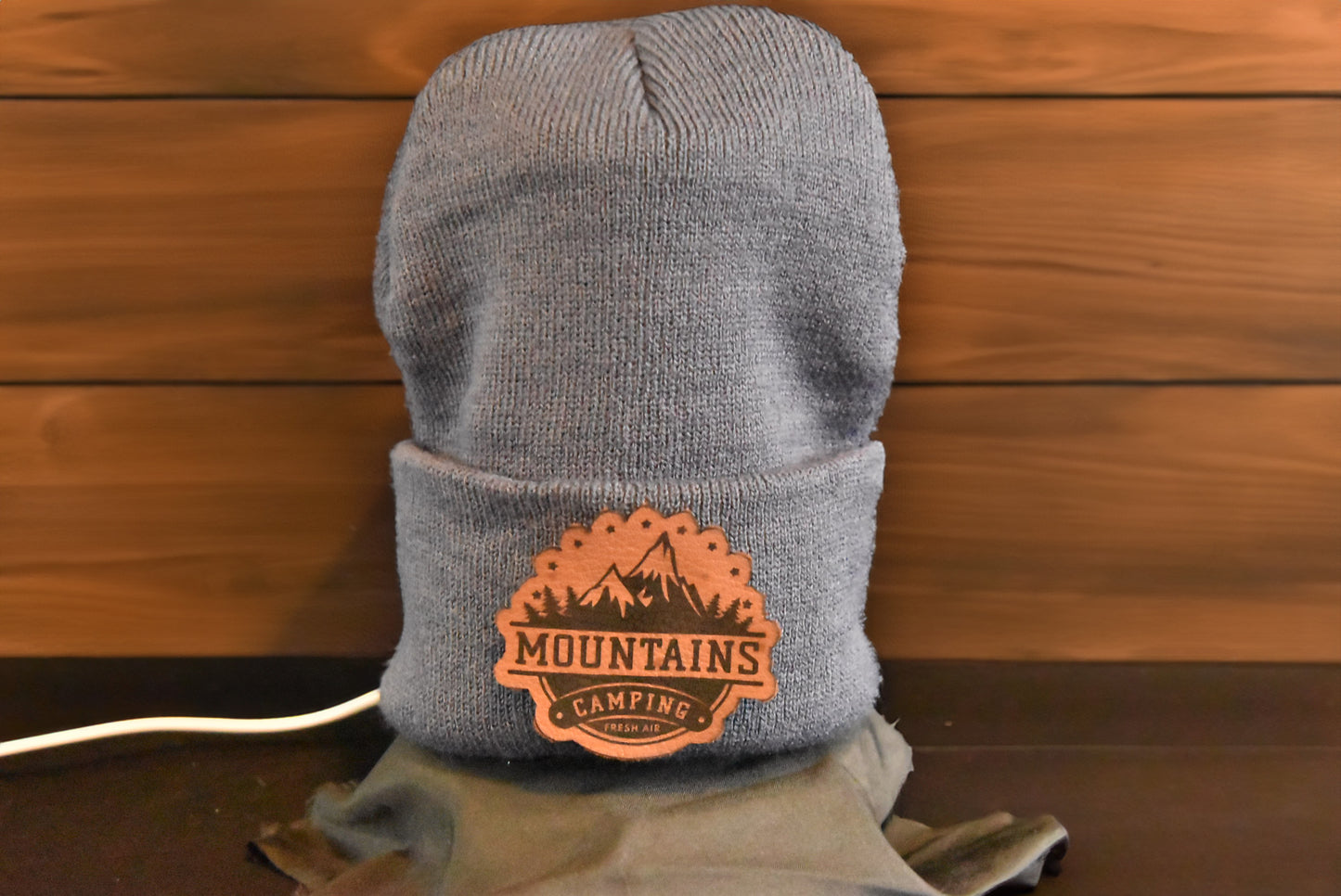 Camping in the Mountains Beanie