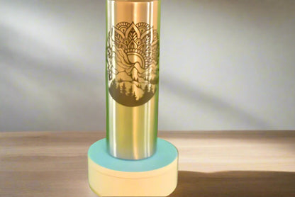 Mandala Mountains Stainless Steel Tumbler