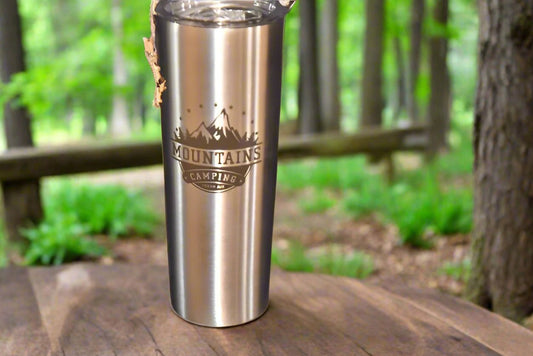 Mountains Camping Tumbler