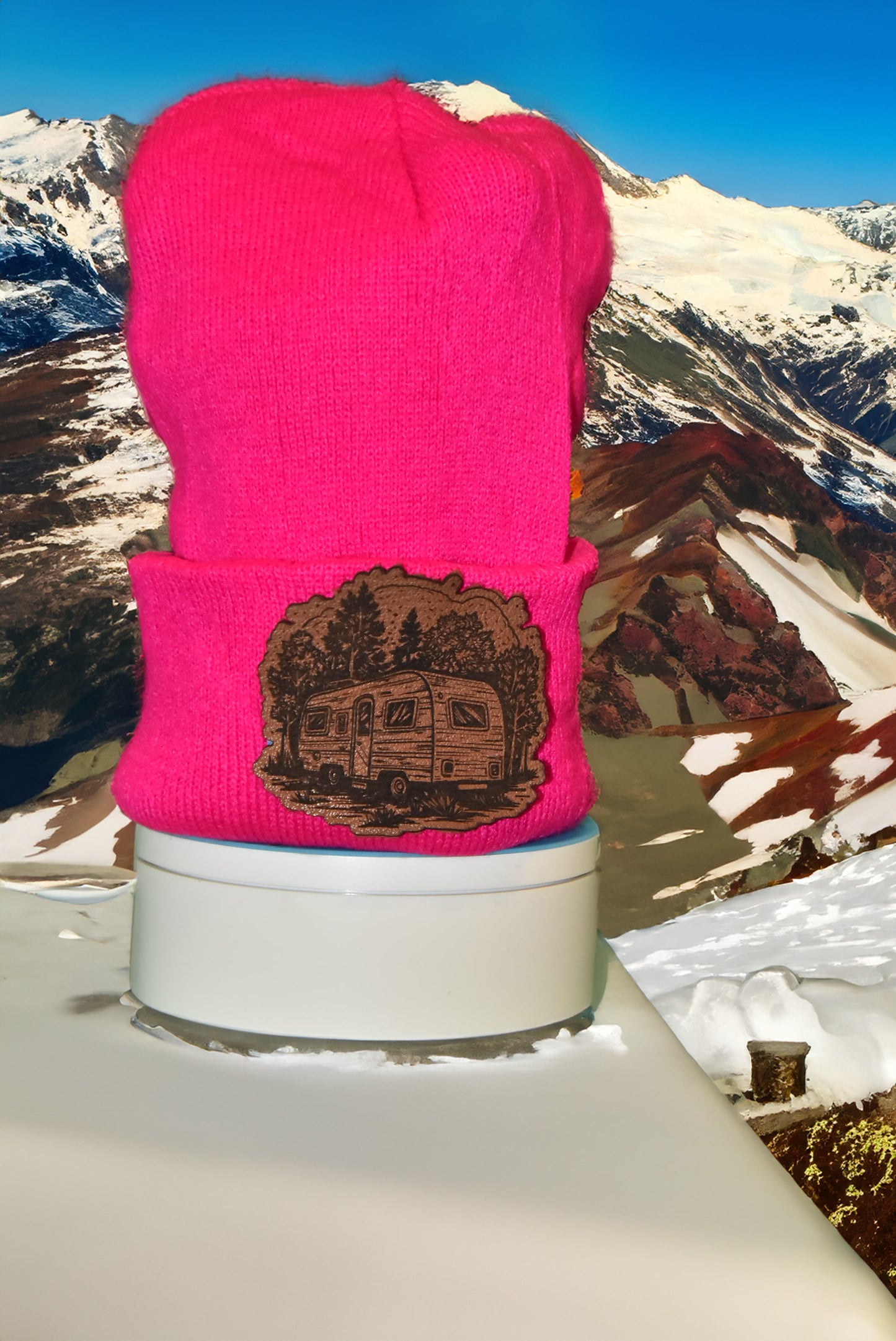 Camper In The Woods Beanie Hat